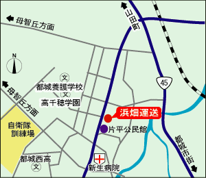 �L����Еl���^���̒n�}